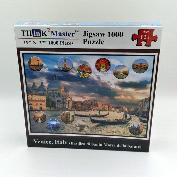 Jigsaw Puzzle 1000 Pieces Venice Italy Basilica di Santa Maria della Salute - Picture 1 of 2